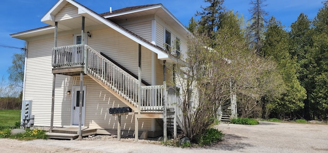 view of rear view of house