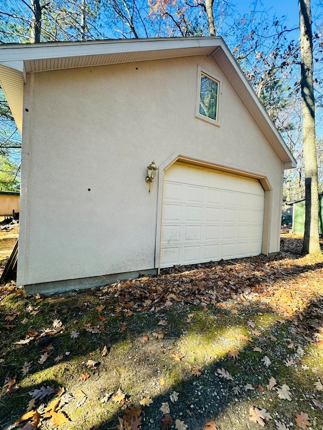 view of side of property