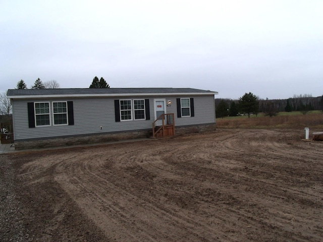 view of front of home