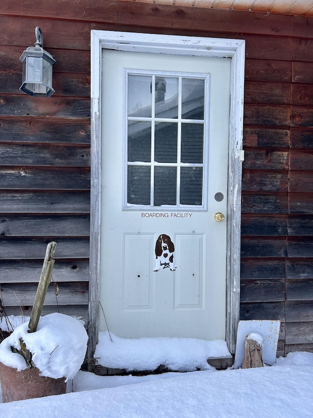 view of entrance to property