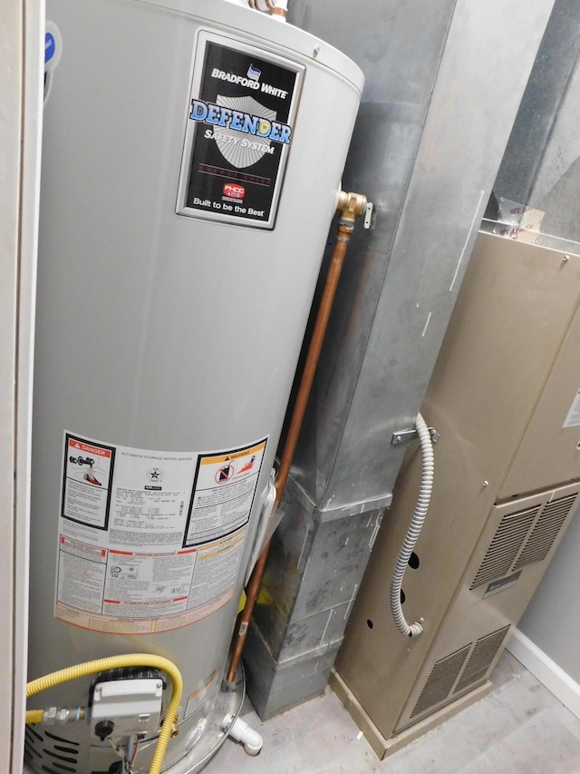 utilities with gas water heater