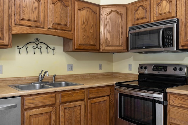 kitchen featuring sink and stainless steel appliances