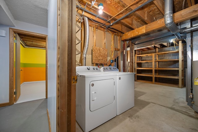 laundry area featuring independent washer and dryer