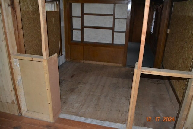 misc room featuring hardwood / wood-style floors