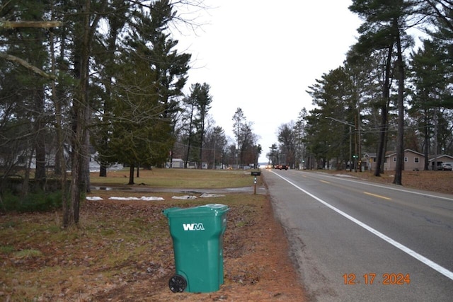 view of road