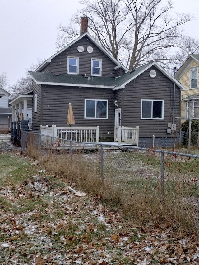 view of rear view of house