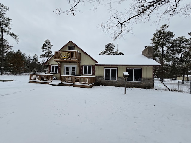 view of front of home