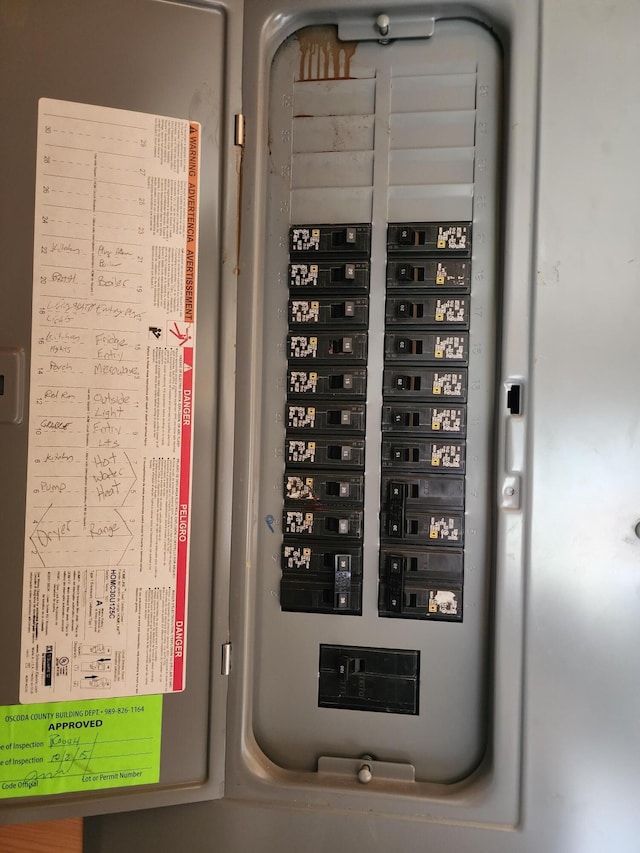 utilities with electric panel