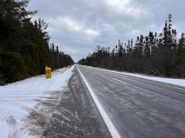 view of road