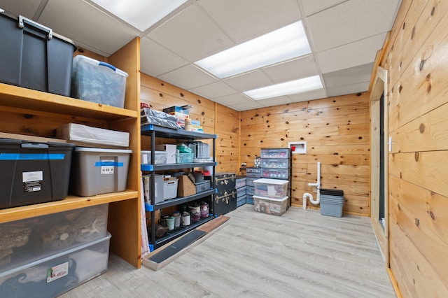 view of storage room