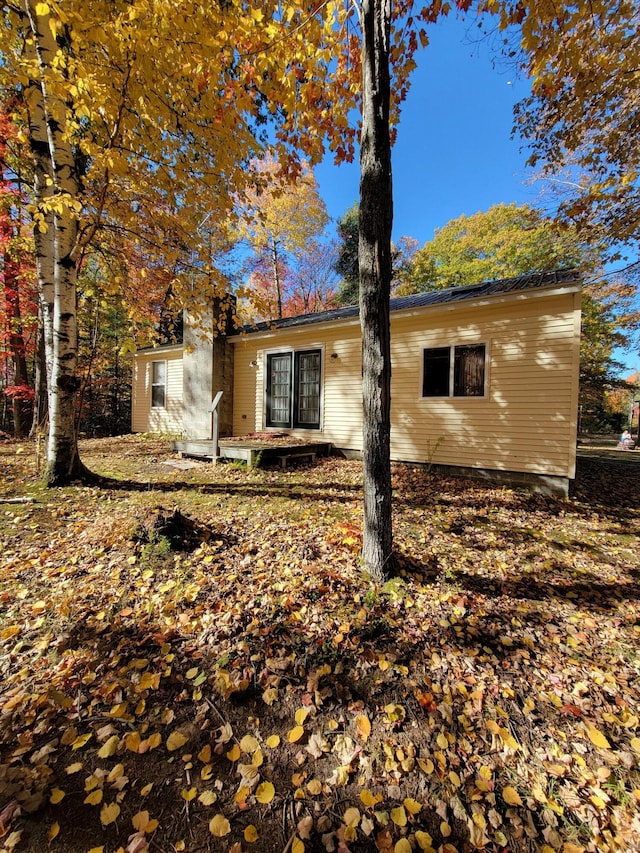 view of rear view of house