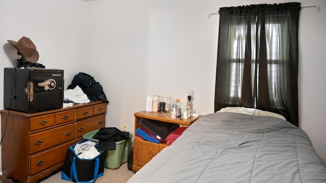 bedroom featuring carpet flooring