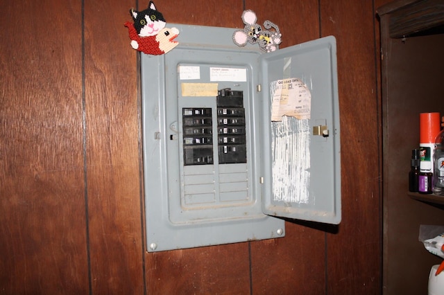 utility room featuring electric panel