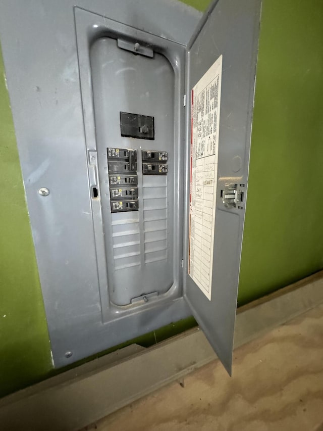 utilities with electric panel