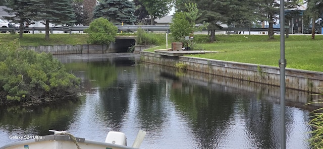 view of water feature