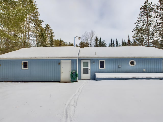 view of front of home