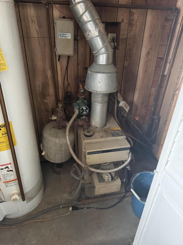 utilities with gas water heater