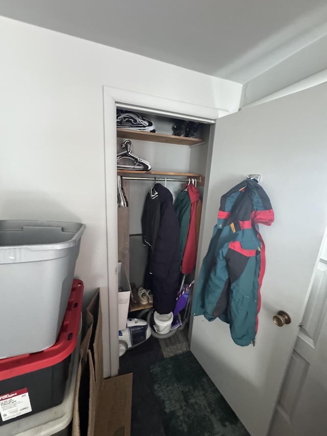 view of closet