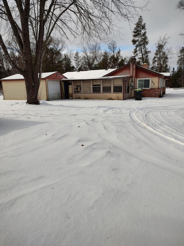 view of ranch-style house