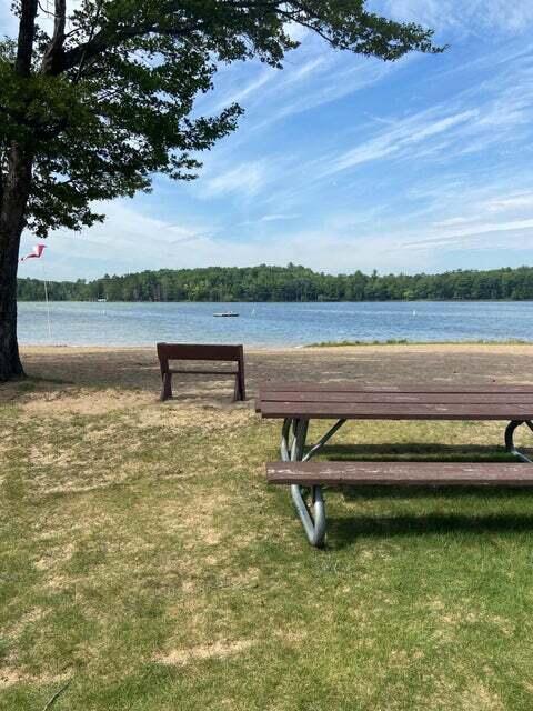 surrounding community featuring a water view and a yard