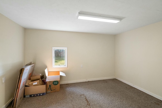 empty room with carpet floors