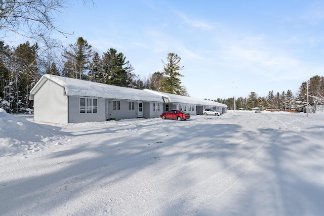 view of front of home