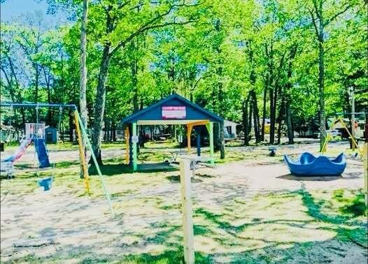 view of playground featuring a gazebo