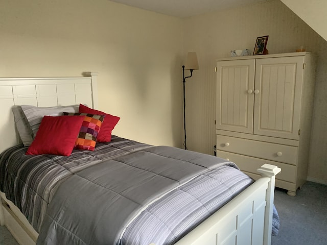 bedroom with carpet floors