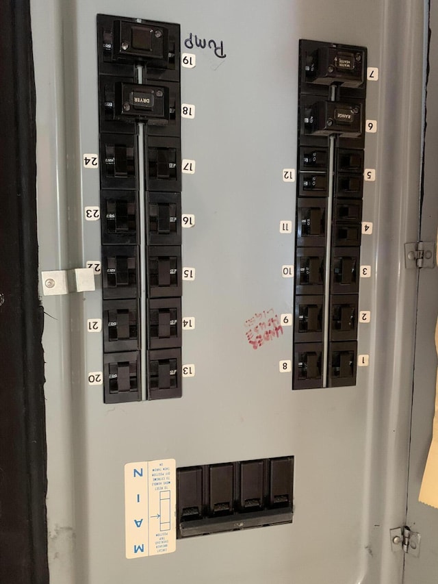 utilities with electric panel