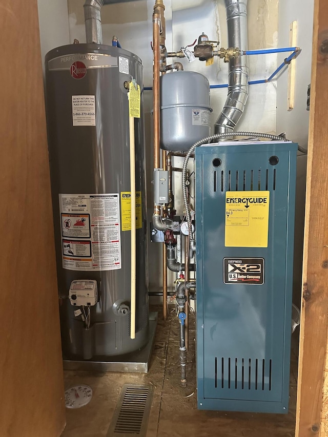 utilities featuring water heater