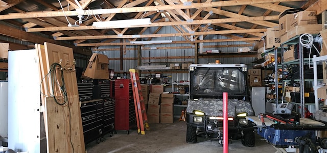 view of storage room