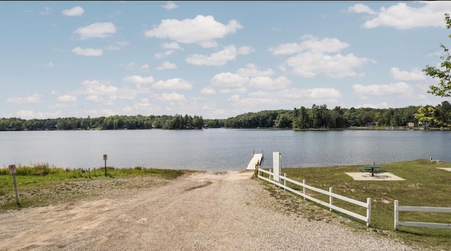 property view of water