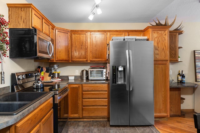 kitchen featuring appliances with stainless steel finishes