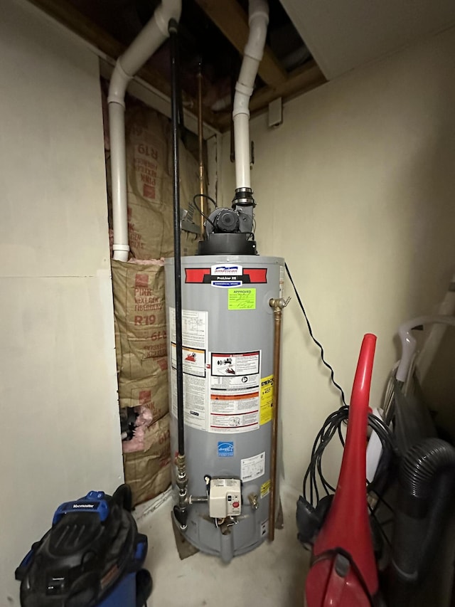 utilities featuring water heater