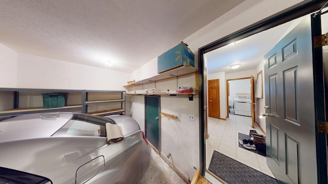 garage featuring washer / clothes dryer