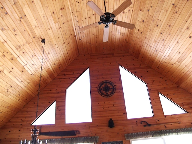 additional living space featuring lofted ceiling, wood ceiling, and a wealth of natural light