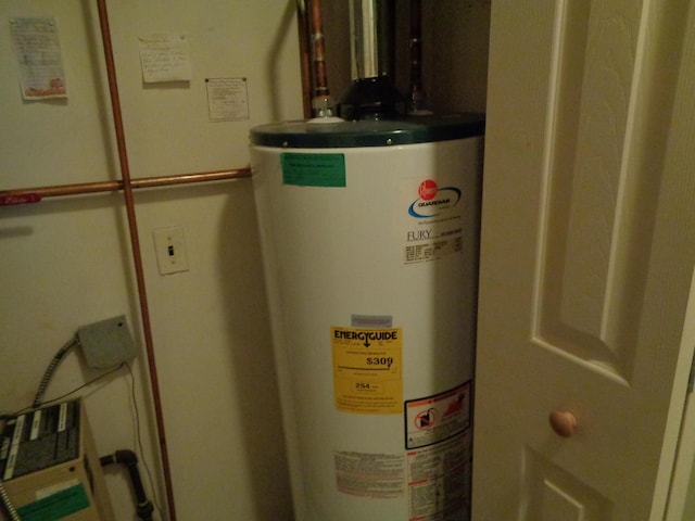 utilities with gas water heater