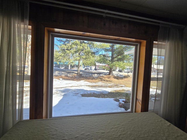 view of doorway to outside