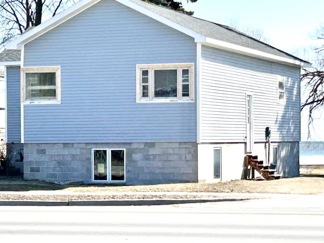 view of side of property