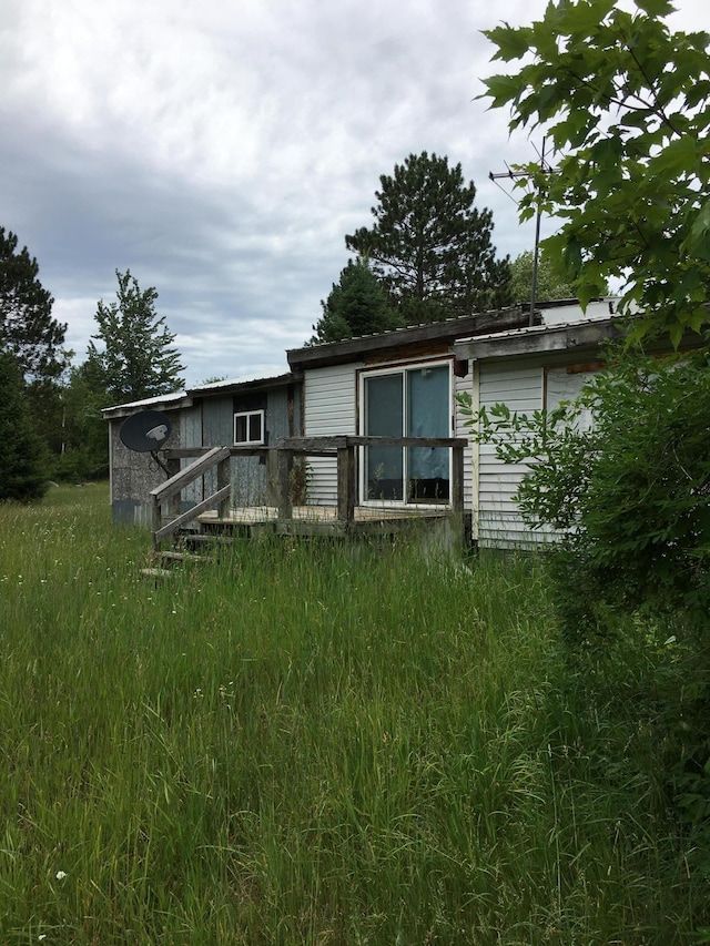 view of back of property