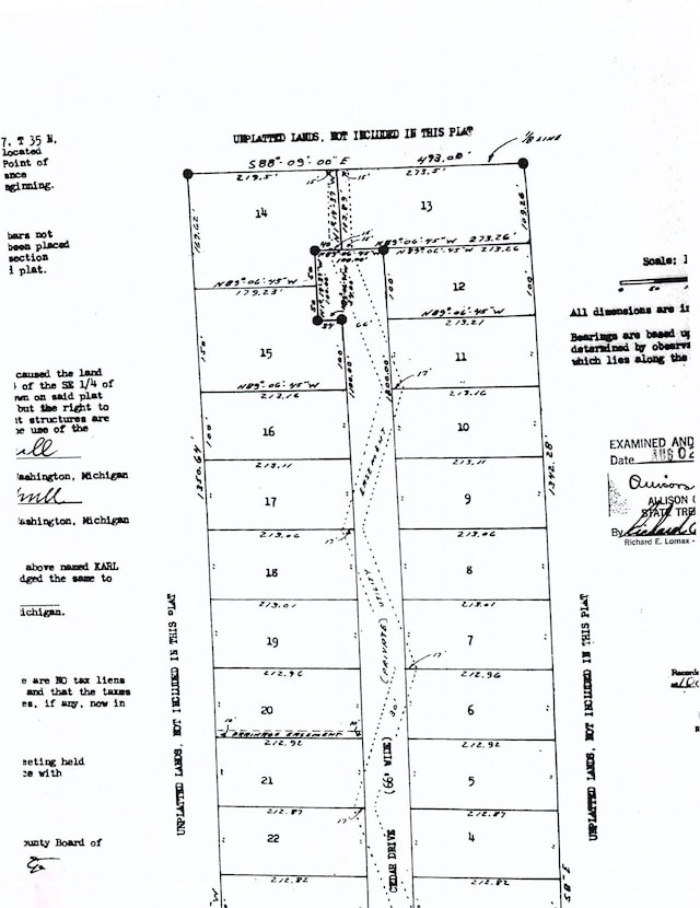 Cedar Drive Lots 4 & 5, Onaway MI, 49765 land for sale