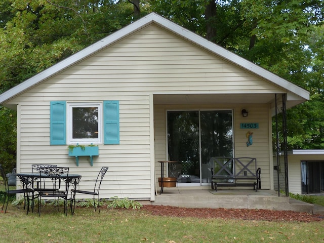 view of rear view of house