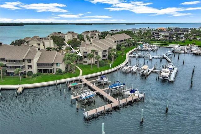 1875 Bay Rd Unit 215H, Vero Beach, FL 32963 - aerial view of a nearby body of water and a marina