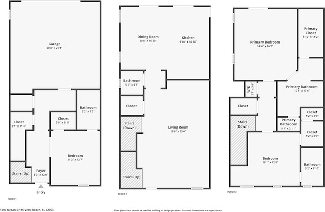 1507 Ocean Dr Unit 5, Vero Beach, FL 32963 - floor plan / room layout