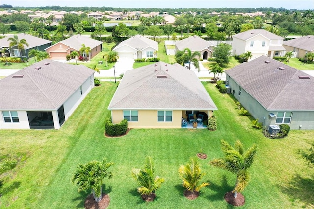 aerial view of residential area