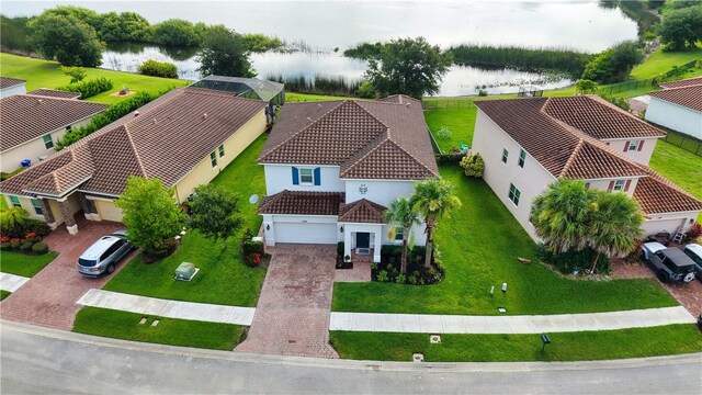 1782 Berkshire Cir SW, Vero Beach, FL 32968 - view from above of property with a large body of water