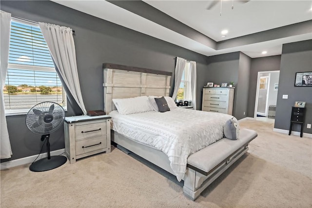 1782 Berkshire Cir SW, Vero Beach, FL 32968 - bedroom with light carpet and recessed lighting