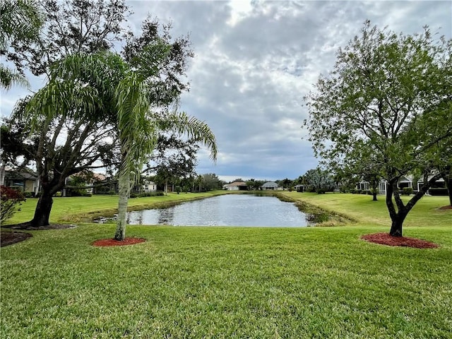 view of water feature