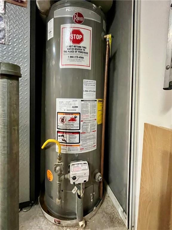 utilities with gas water heater