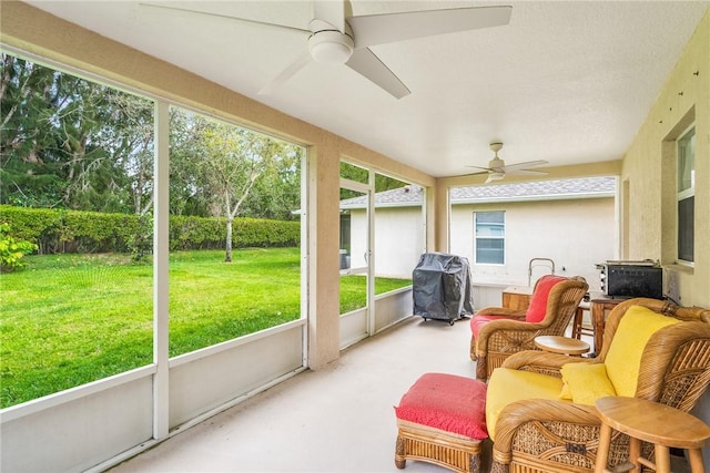 2523 12th Sq SW, Vero Beach, FL 32968 - sunroom / solarium with ceiling fan